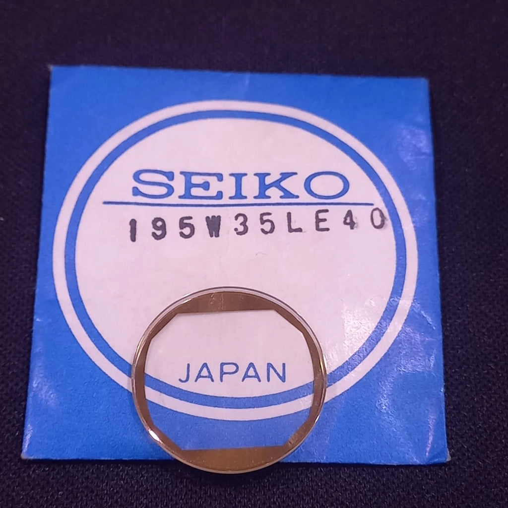 SEIKO ORIGINAL CRYSTAL GLASS 195W35LE40 WATCH NOS