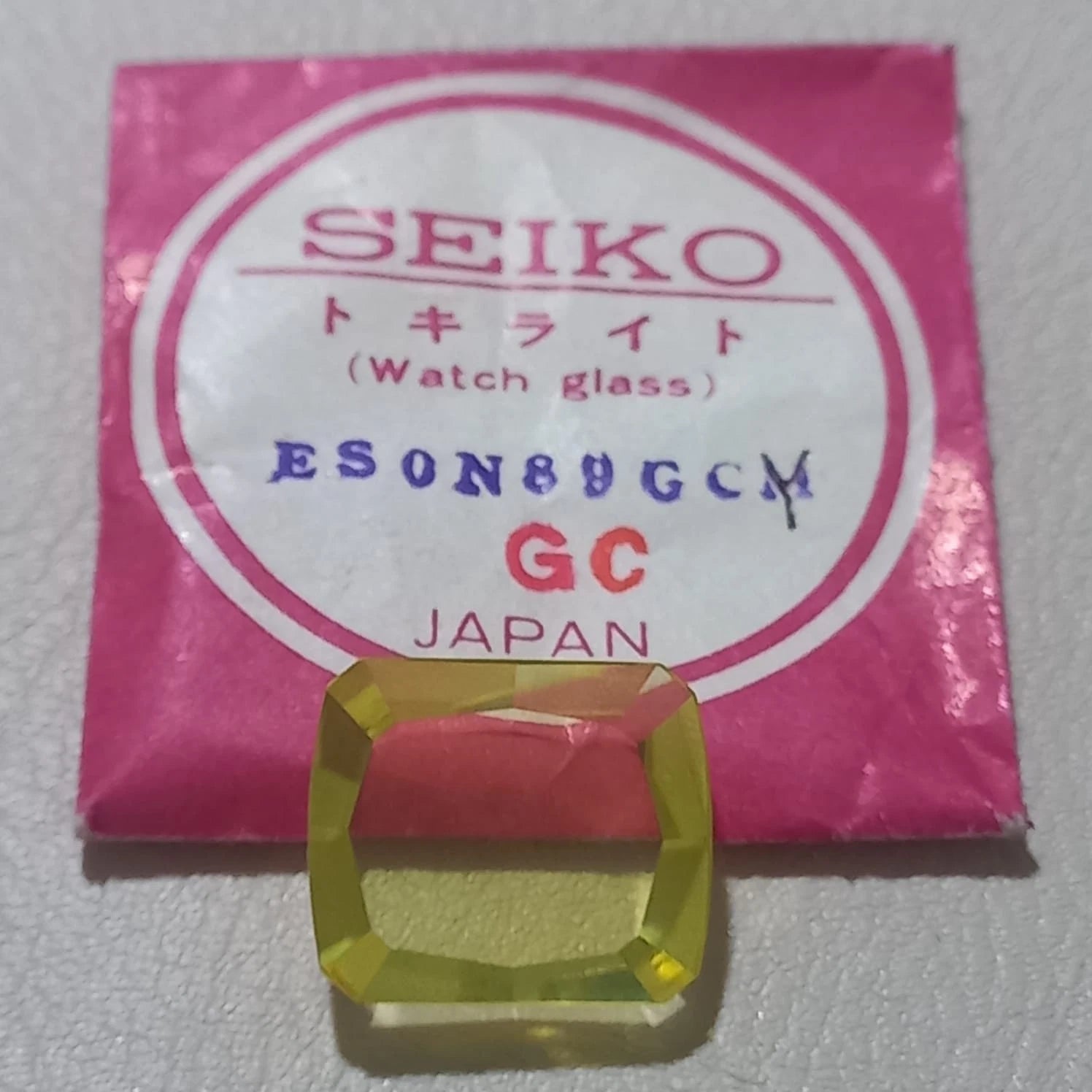 Seiko Genuine Watch Crystal ES0N89GCY NOS