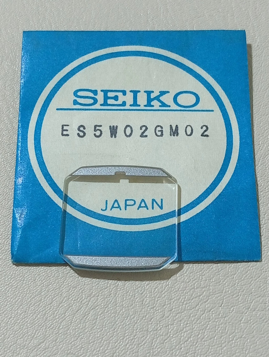 Seiko ES5W02GM02 Glass Crystal Original NOS
