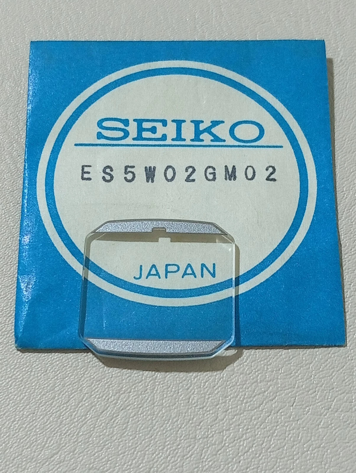 Seiko ES5W02GM02 Glass Crystal Original NOS