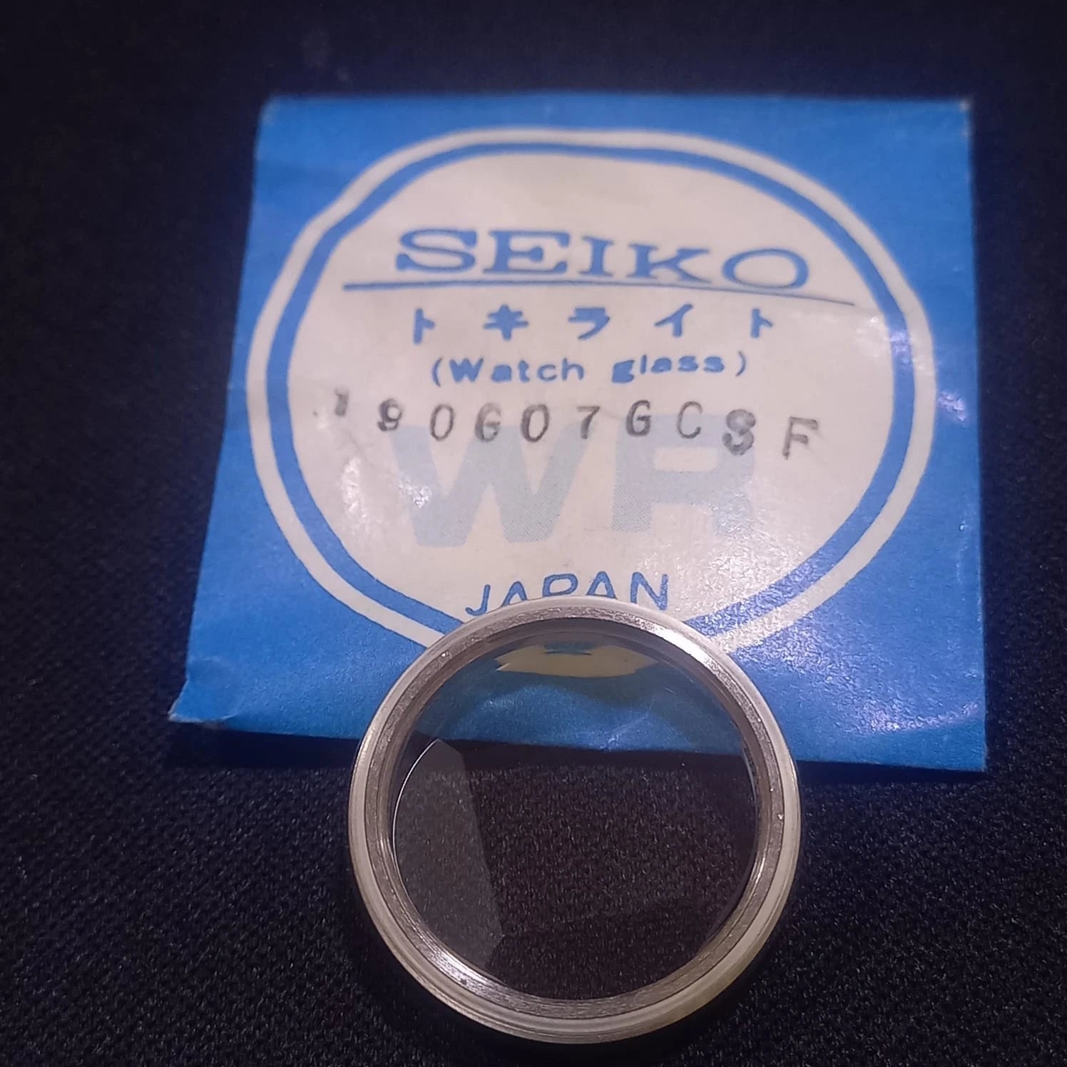 SEIKO 190G07GCSF GLASS CRYSTAL+BEZEL+GASKET LADY 2206-0510 NOS