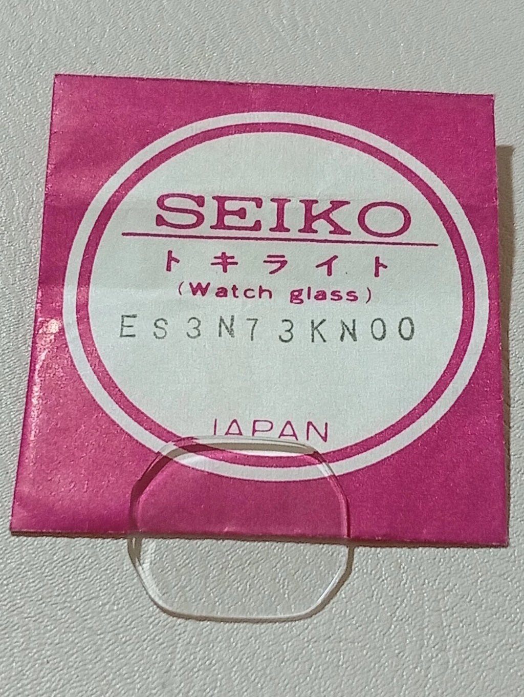 SEIKO GENUINE CRYSTAL GLASS WATCH ES3N73KN00