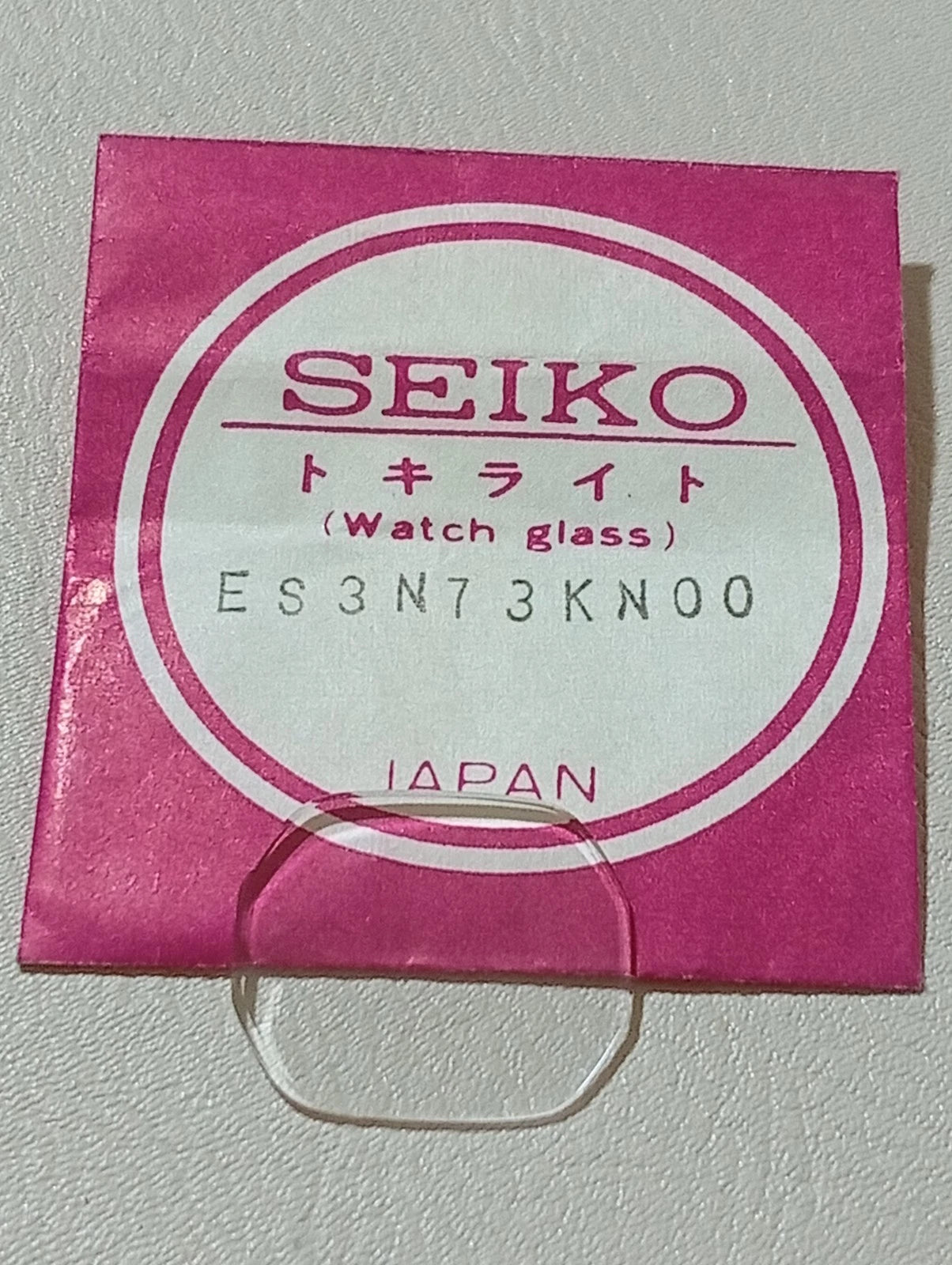SEIKO GENUINE CRYSTAL GLASS WATCH ES3N73KN00