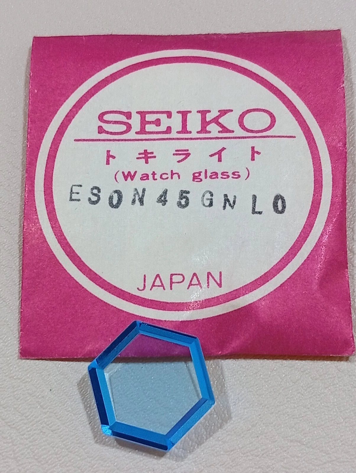 Seiko ES0N45GN L0 Vetro Crystal Glass Watch Glass Verre Original NOS per 1100-76