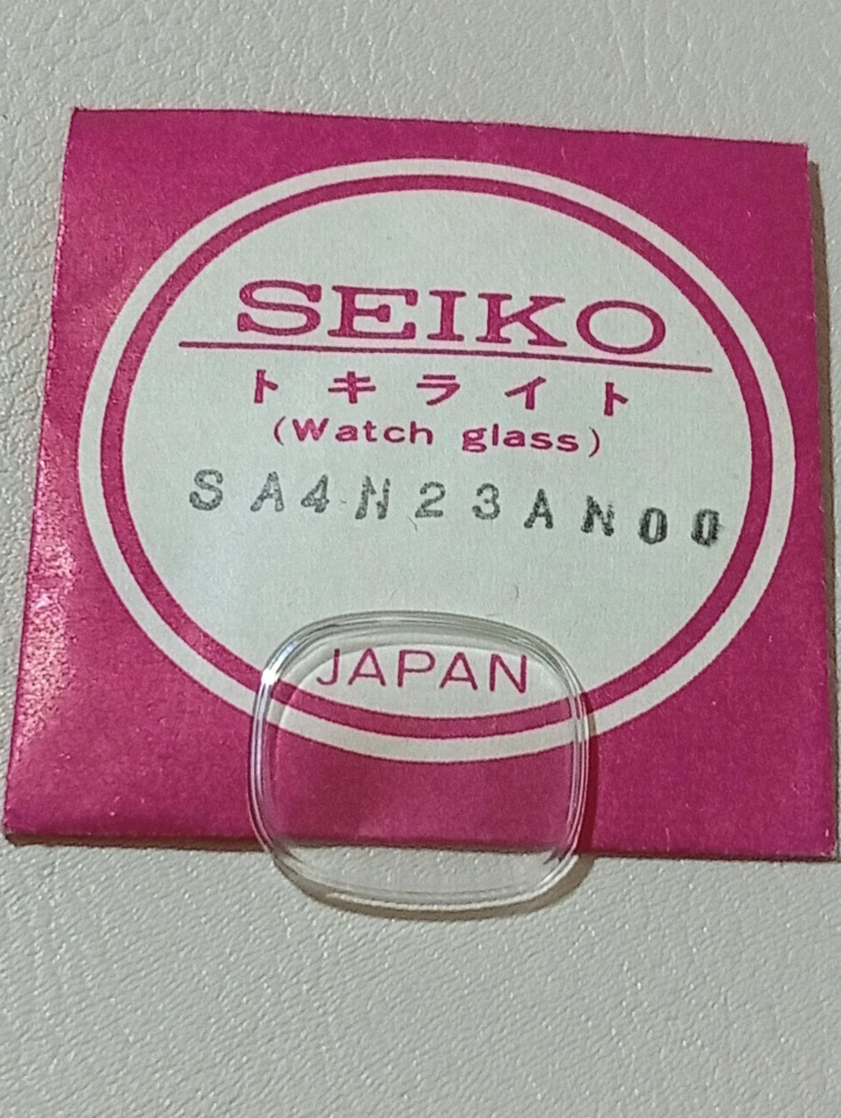 Seiko SA4N23AN 00 Vetro Crystal Glass Watch Glass Verre NOS Original Per 1100-48
