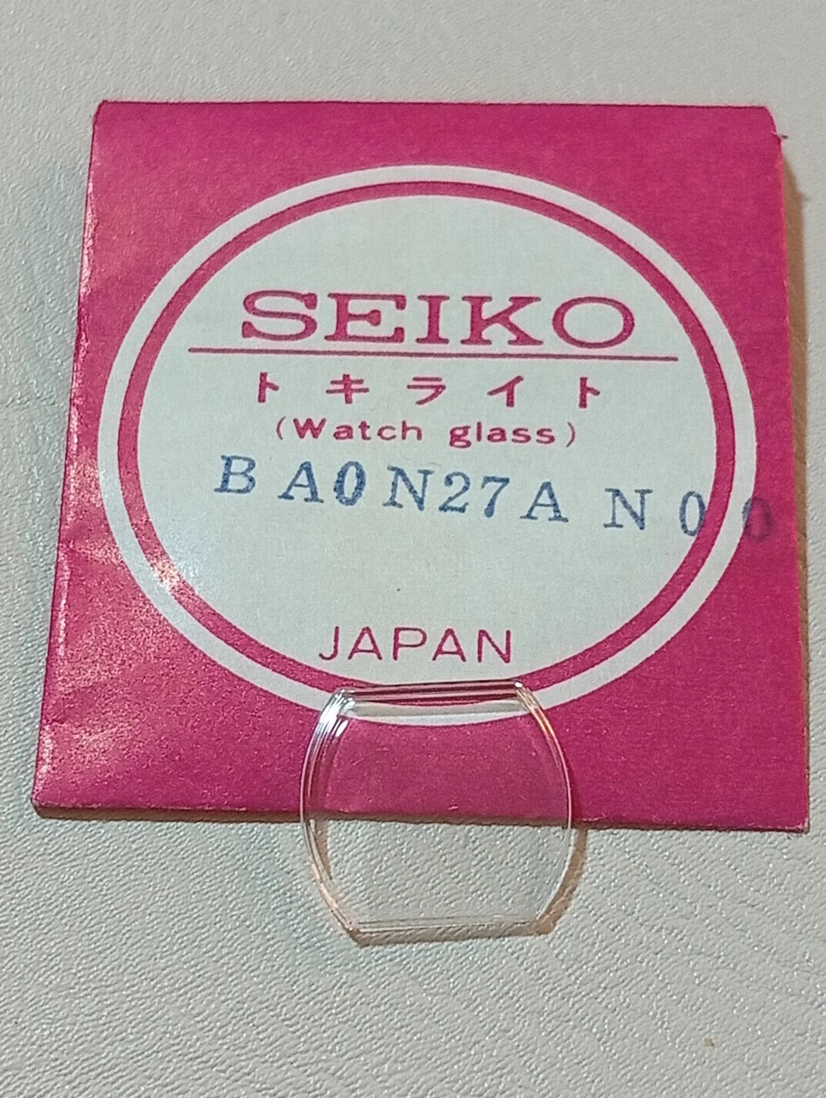 Seiko GLASS BA0N27AN00 Crystal For Seiko 2559-3010 Parts NOS