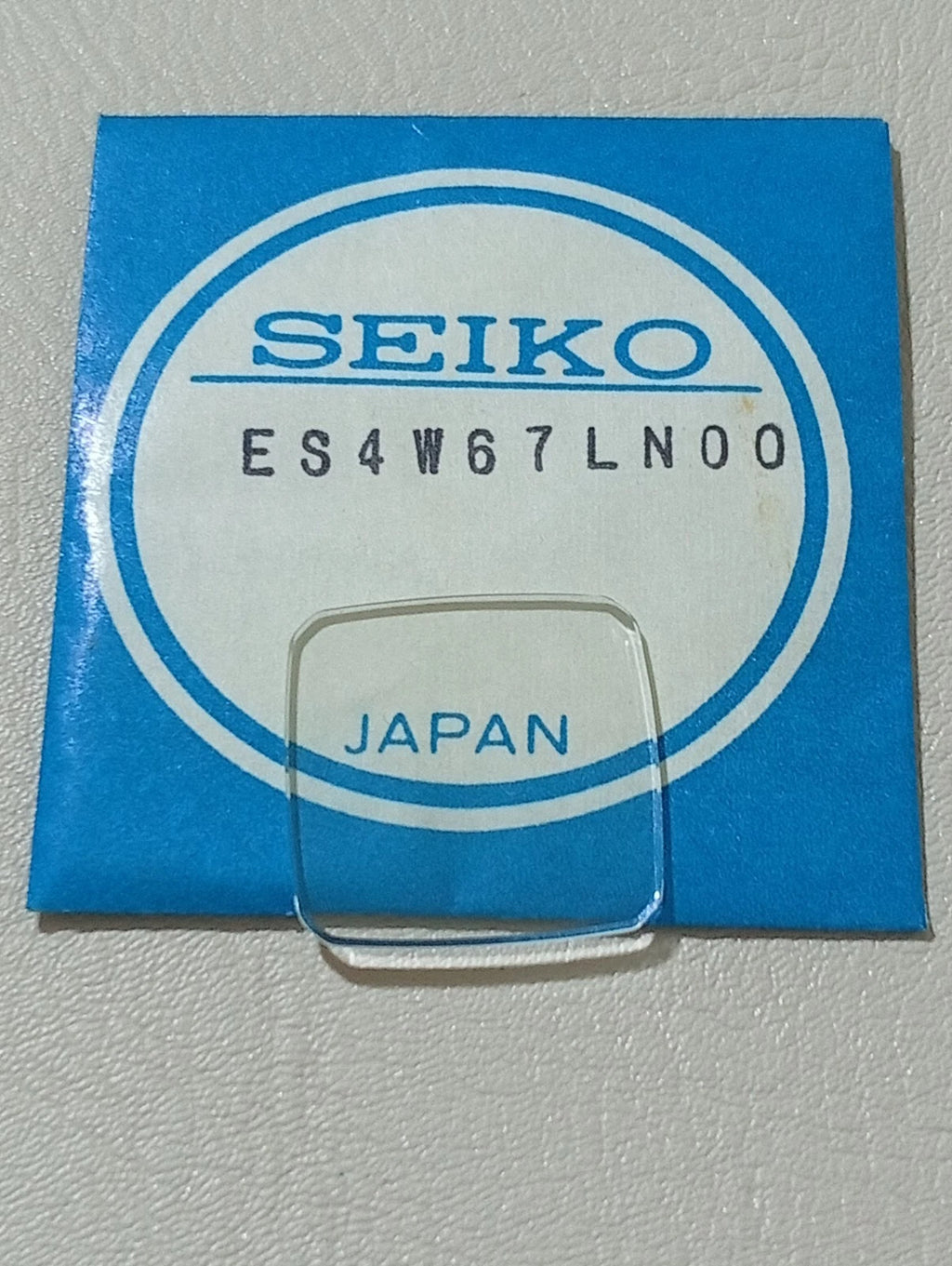 Seiko ES4W67LN00 Glass Crystal Original NOS