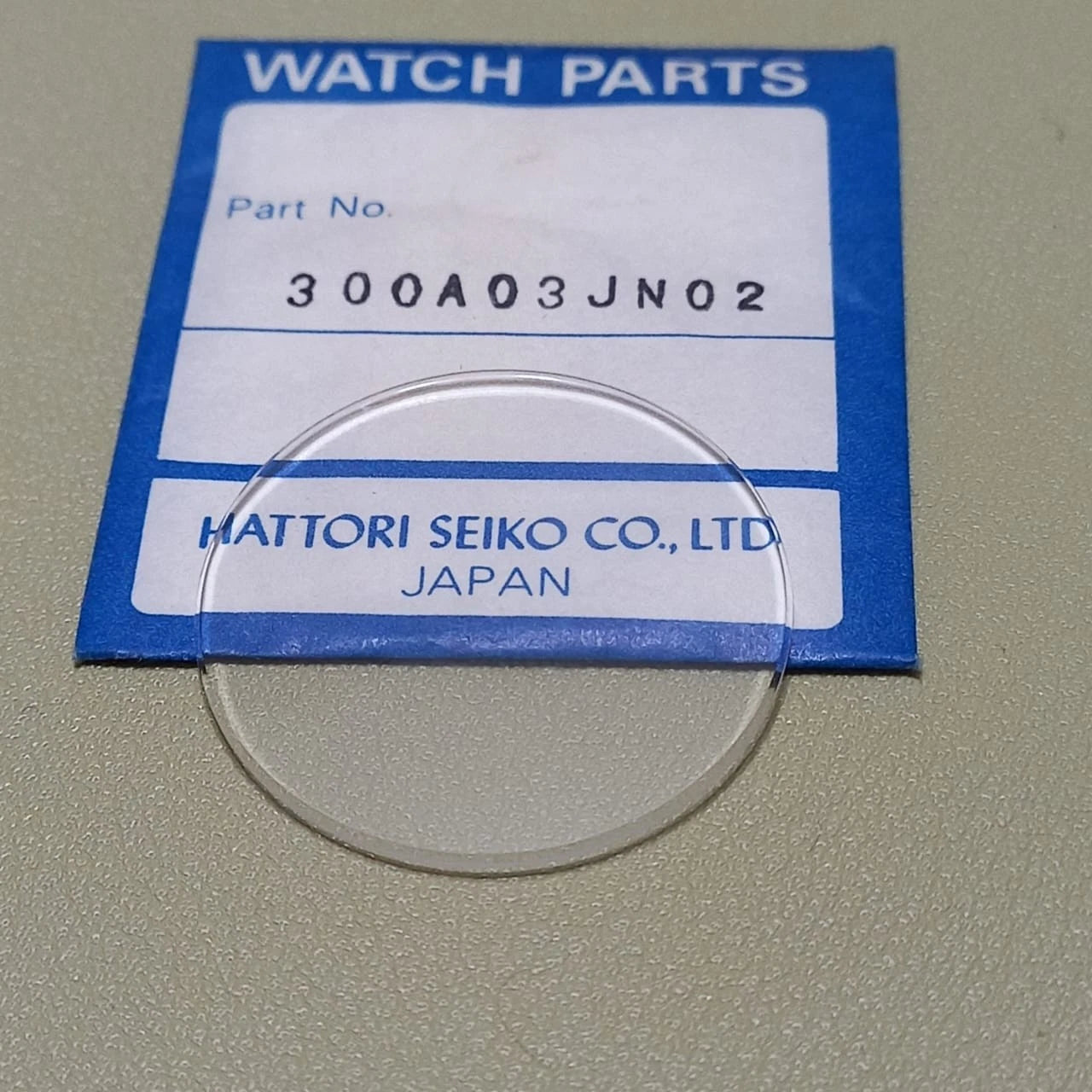 Seiko/Pulsar to fit Watch Crystal 300A03LN03, 300A03JN02 NOS