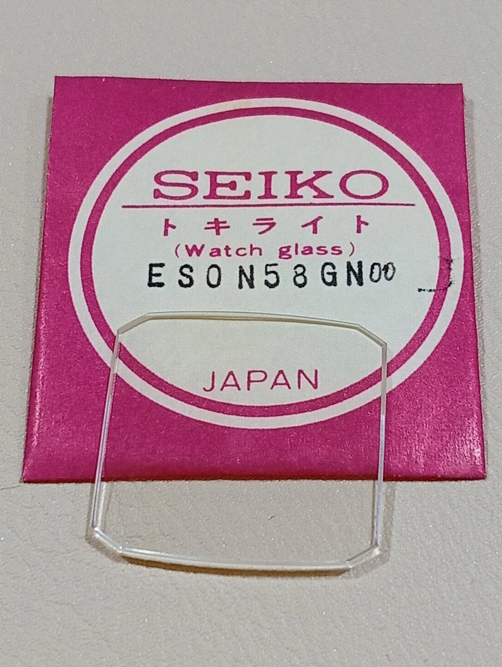 Seiko GLASS Genuine ES0N58GN00 NOS