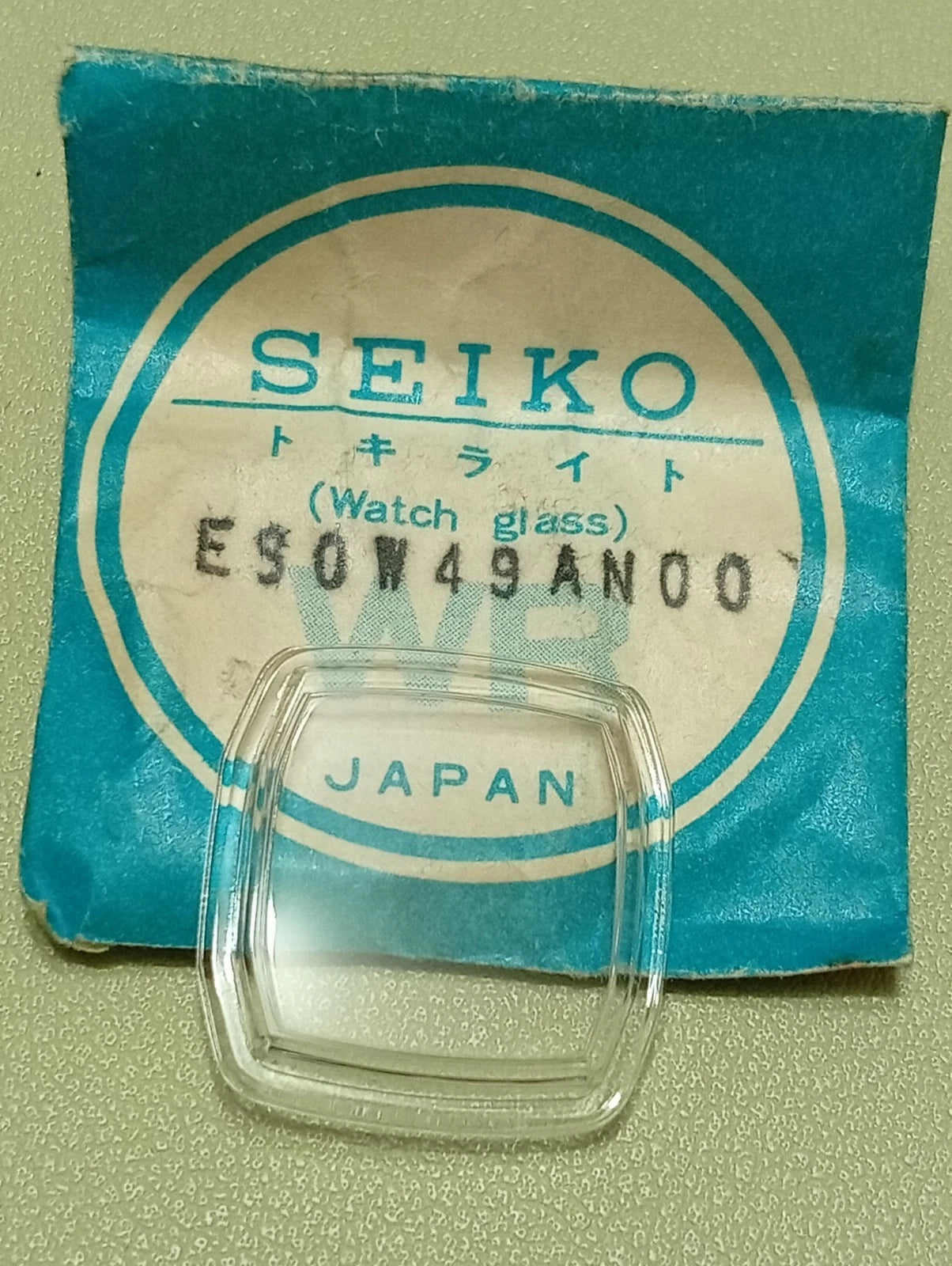 Seiko Glass ES0W49AN00 VINTAGE NOS