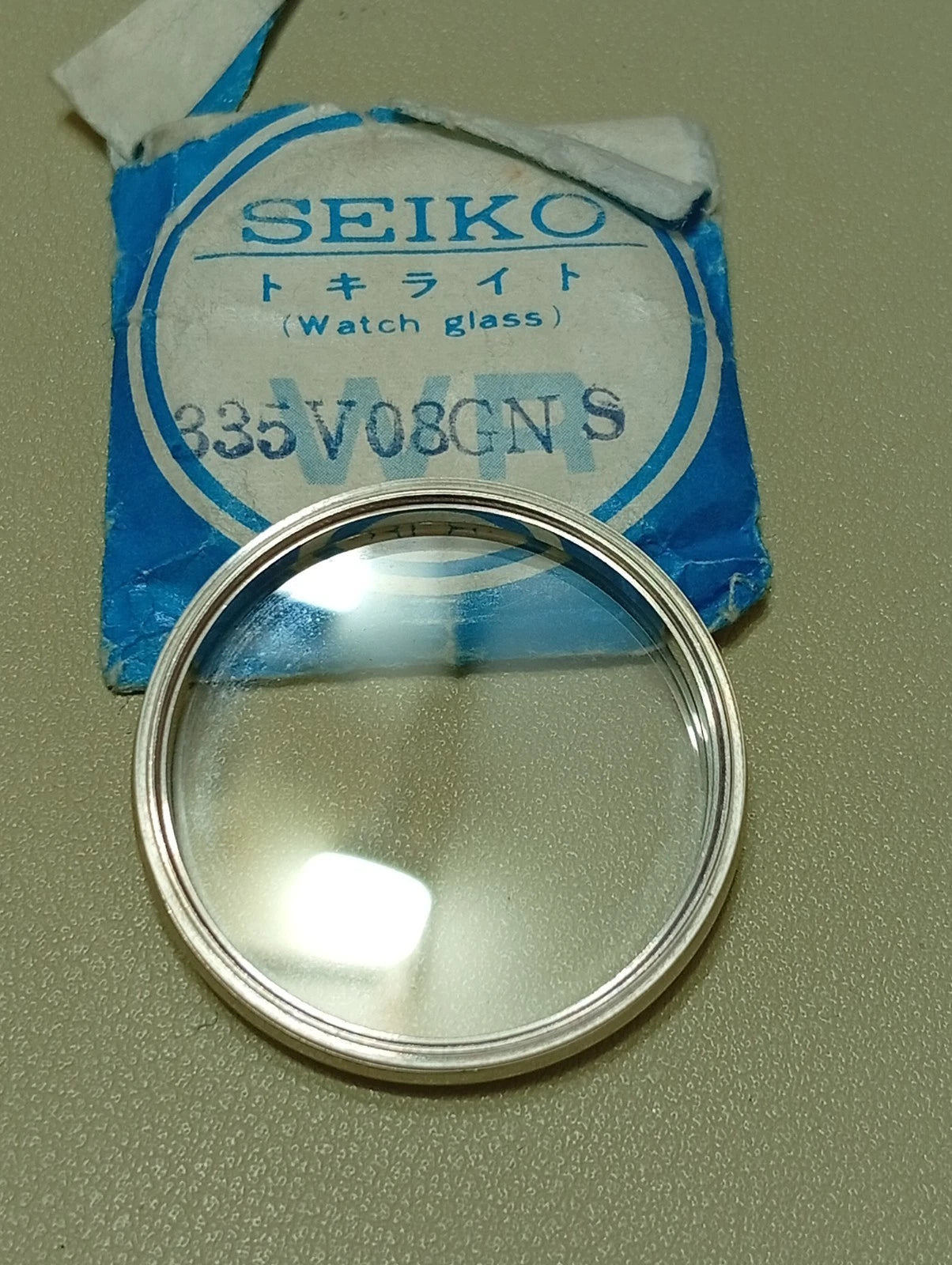 SEIKO Glass 6138-8000 babe banda Crystal 335V08GNS – Original NOS