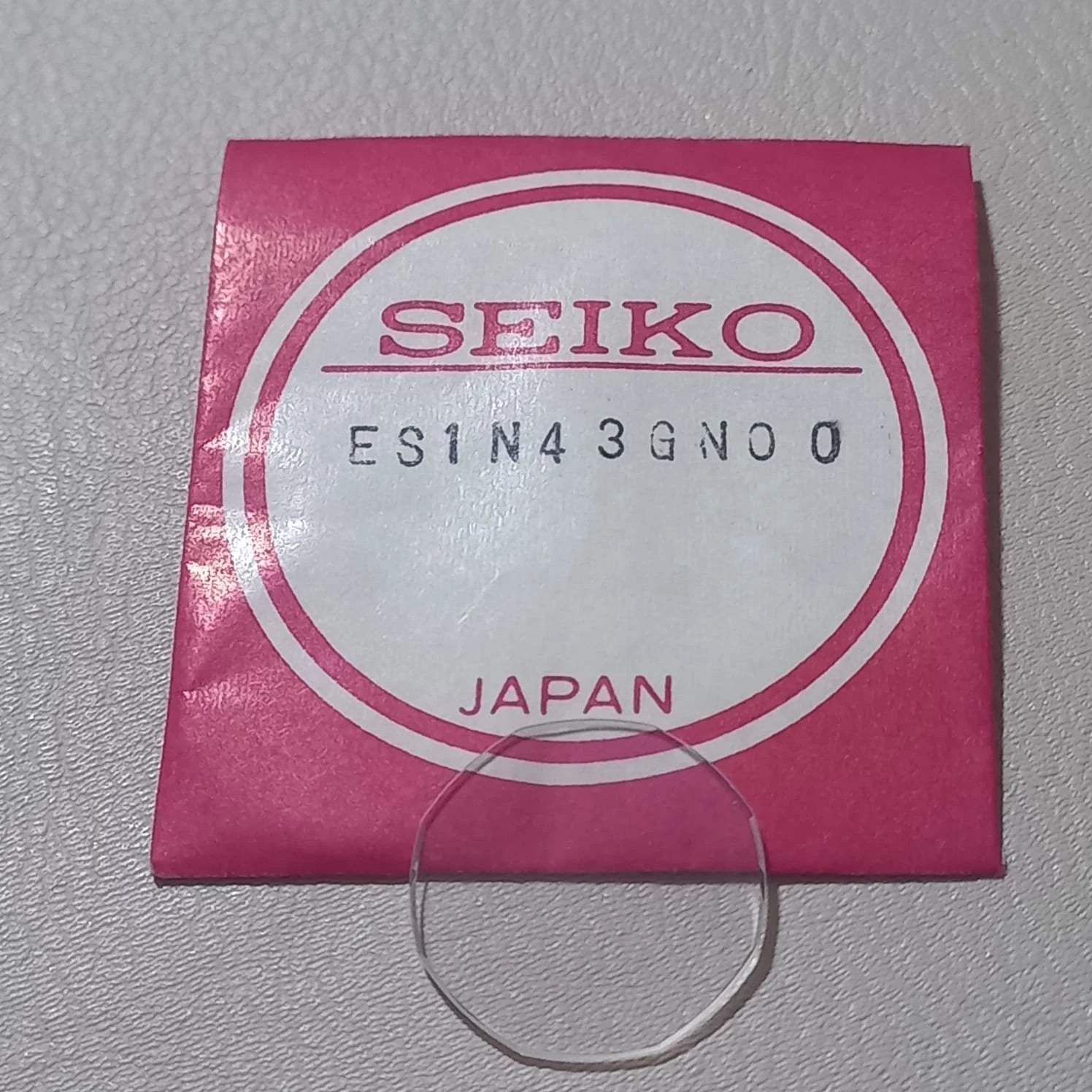 Seiko to fit Watch Crystal ES1N43GN00 for 4300-7000; Diameter - 17.42mm NOS