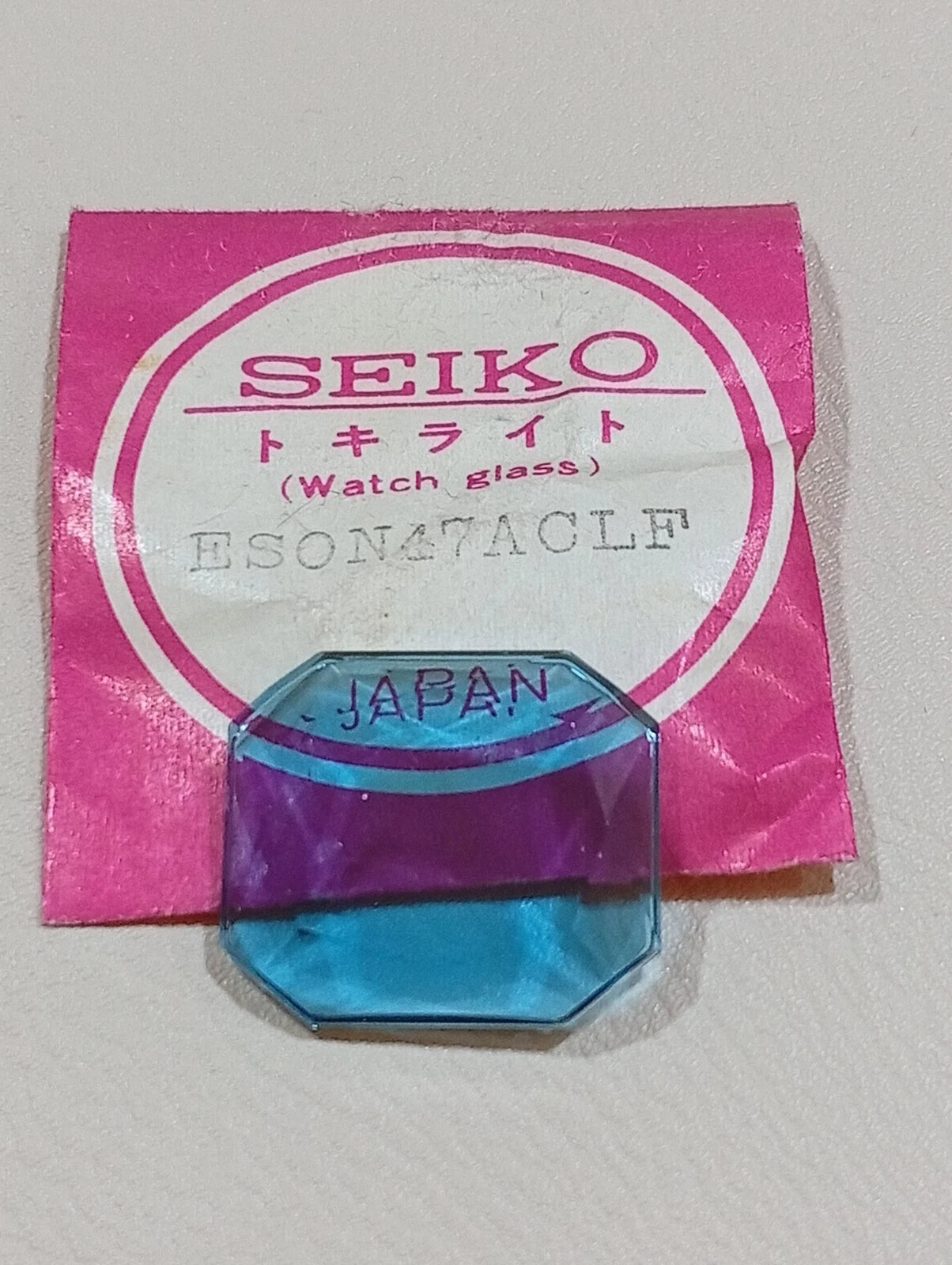 Seiko ES0N47ACLF Crystal Glass Watch Original NOS