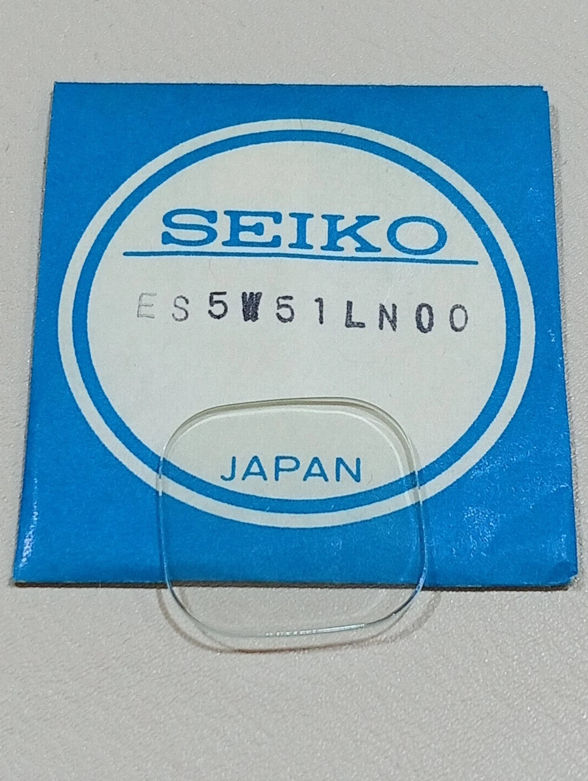 Seiko ES5W51LN00 Glass Crystal Glass Original NOS