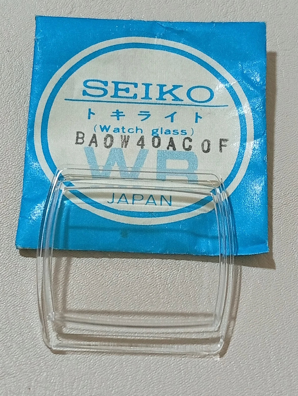 Seiko BA0W40AC0F Watch Glass For Case 6309-5000. NOS