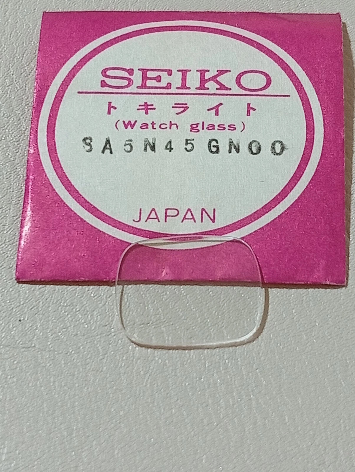 Seiko SA5N45GN00 Glass Crystal Original NOS